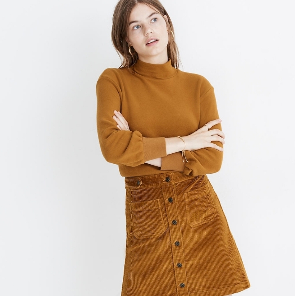 Madewell corduroy mini skirt